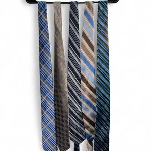 Men's Mixed Stripe & Plaid Tie Collection -15 total